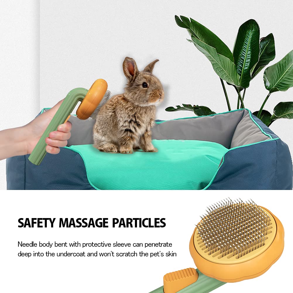 Self-cleaning pumpkin slicker brush product photo