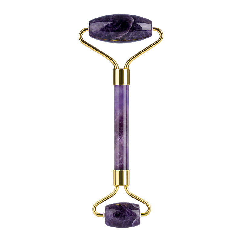 Amethyst crystal roller included in box