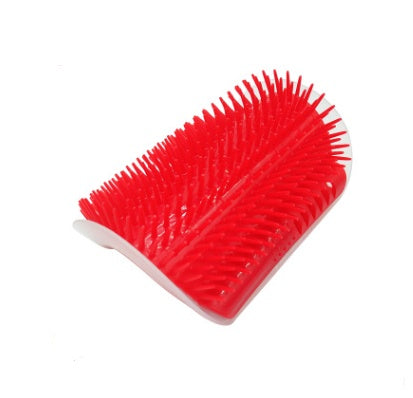 Cat self-grooming wall brush setup instructions