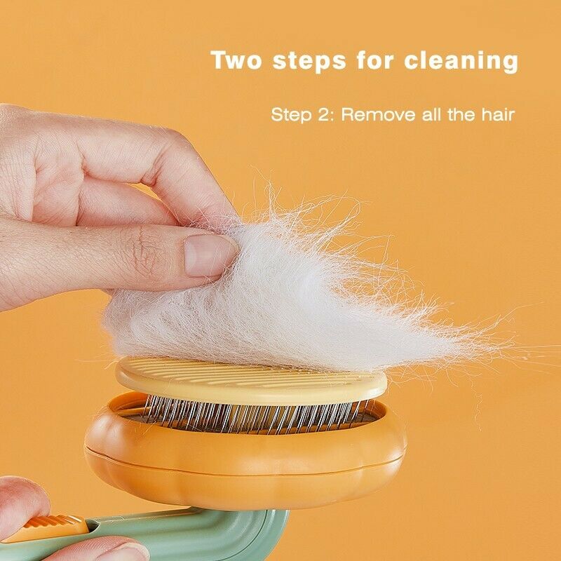 Self-cleaning pumpkin slicker brush size comparison
