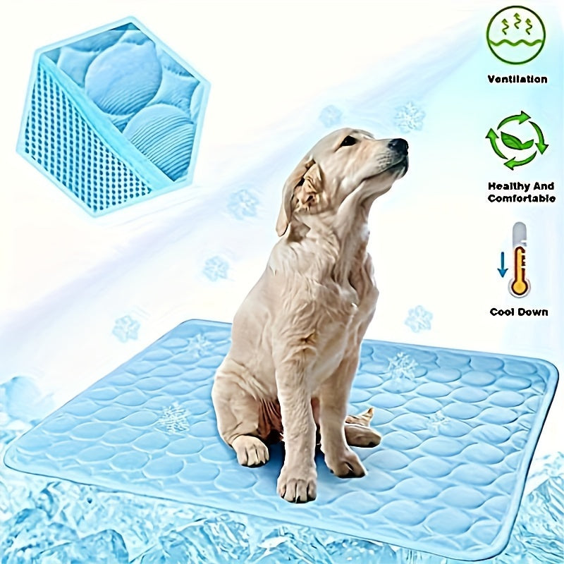 Ice silk cooling mat size comparison