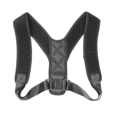 Posture corrector back brace shown from the back