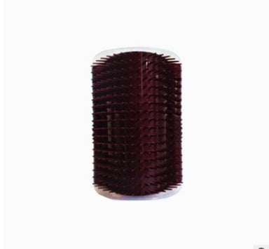 Cat self-grooming wall brush fine bristle texture