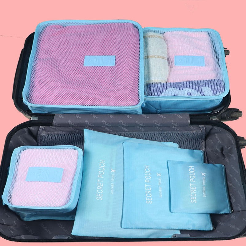Compression packing cubes zipper compression detail