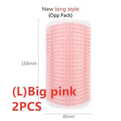 Cat self-grooming wall brush product photo