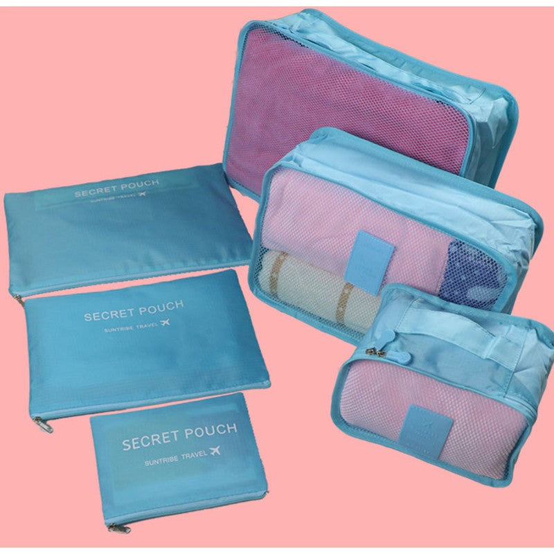 Compression packing cubes color options shown