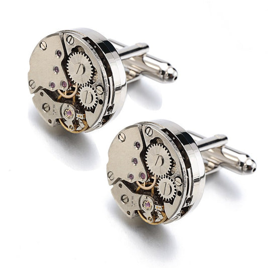 High-End Watch Movement Cufflinks