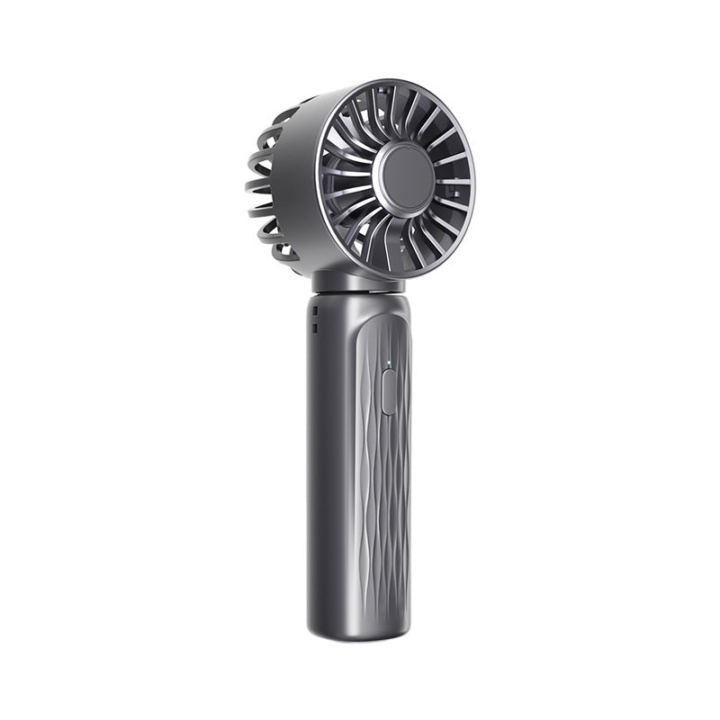 Mini turbo cooling fan size comparison with hand