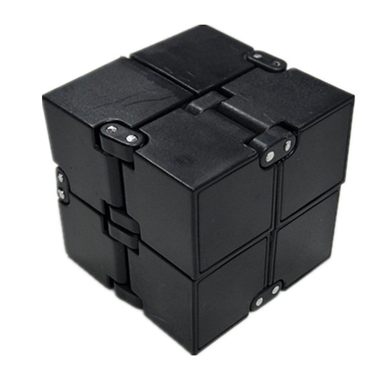 Black infinity cube fidget toy