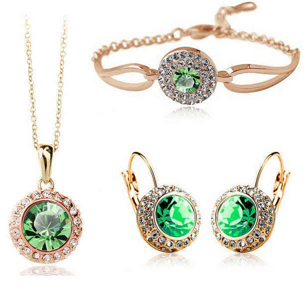 Bridesmaid Self-Care Box - Golden Fruit Green jewelry