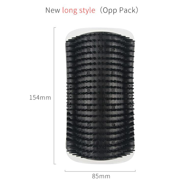 Cat self-grooming wall brush size comparison