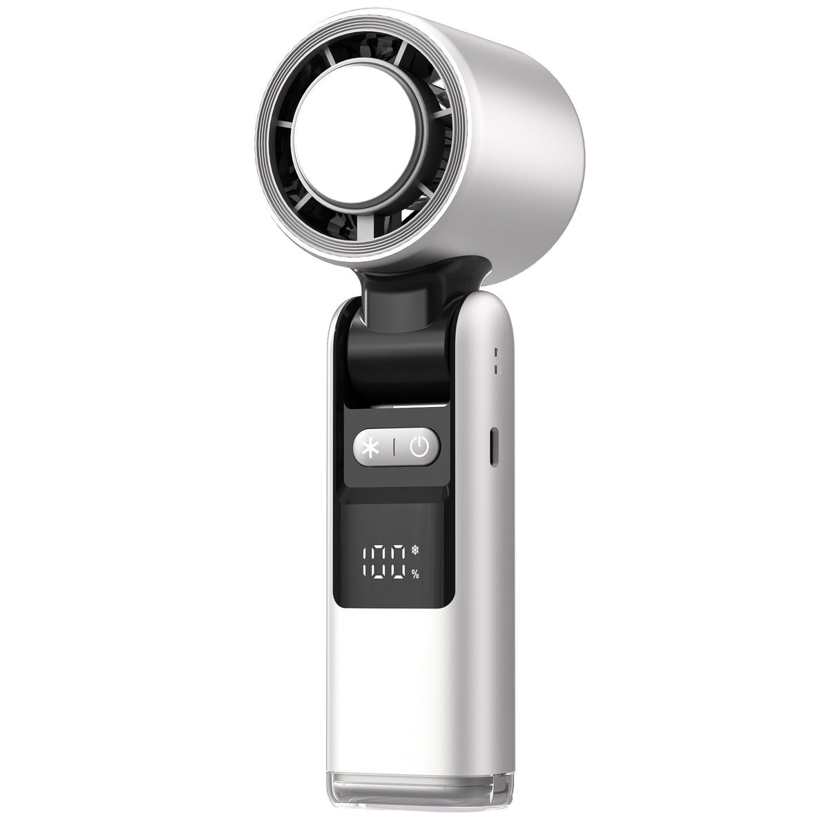 Mini turbo cooling fan side profile view
