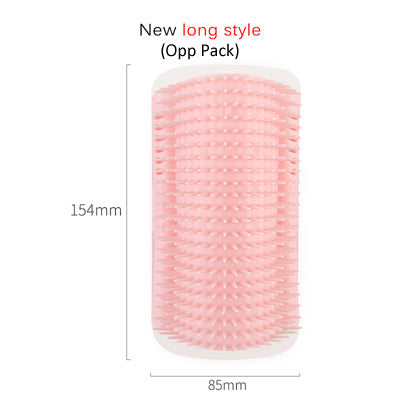 Cat self-grooming wall brush installation steps