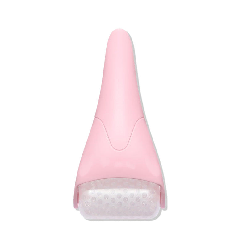 Facial ice roller, light pink