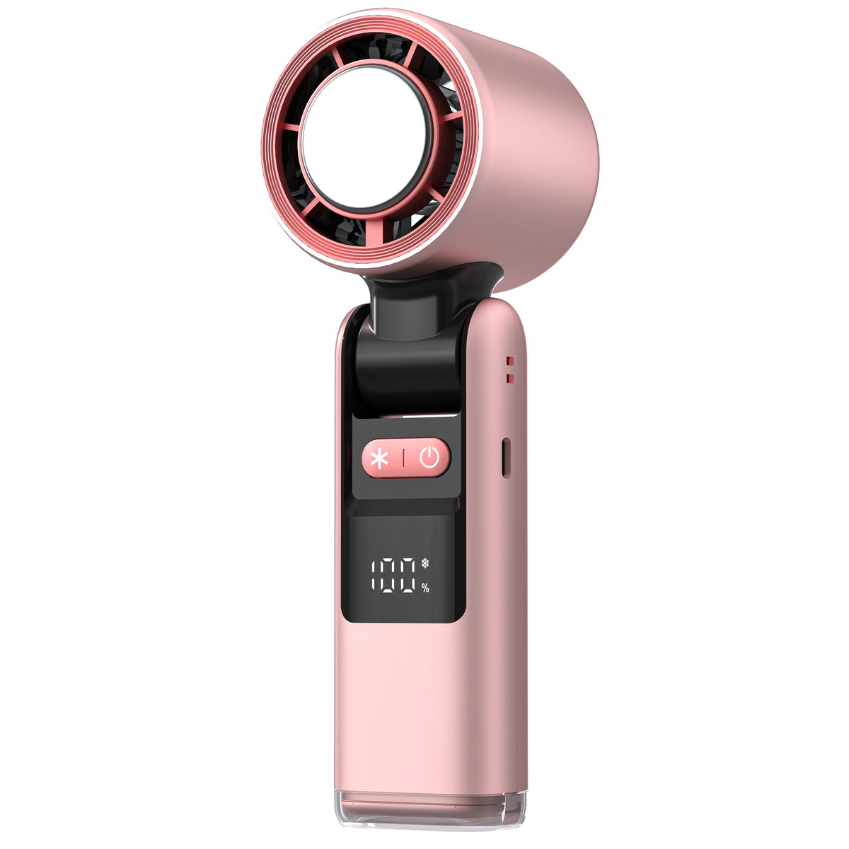 Mini turbo cooling fan carried in hand