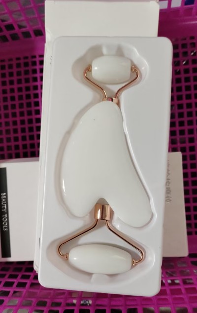 Gua sha scraper, white