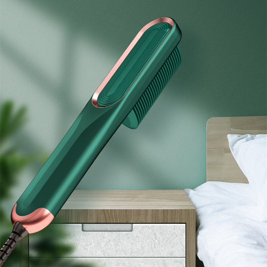 Self-heating anion straightening comb product photo
