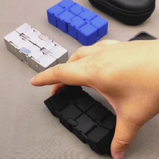 Infinity cube fidget toy folding demonstration